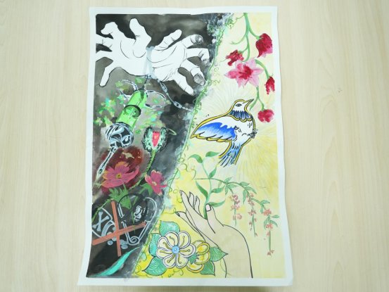 绘画三等奖（100元）文法外语系王仪
